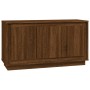 Aparador madera contrachapada marrón roble 102x35x55 cm de vidaXL, Aparadores - Ref: Foro24-831892, Precio: 90,81 €, Descuent...