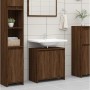 Oak brown plywood bathroom cabinet 60x33x61 cm by vidaXL, Bathroom furniture - Ref: Foro24-826359, Price: 38,36 €, Discount: %