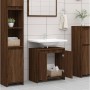 Armario de baño madera contrachapada marrón roble 60x33x61 cm de vidaXL, Muebles de baño - Ref: Foro24-826359, Precio: 39,93 ...