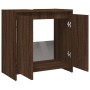 Armario de baño madera contrachapada marrón roble 60x33x61 cm de vidaXL, Muebles de baño - Ref: Foro24-826359, Precio: 39,93 ...