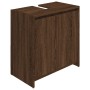 Oak brown plywood bathroom cabinet 60x33x61 cm by vidaXL, Bathroom furniture - Ref: Foro24-826359, Price: 38,36 €, Discount: %