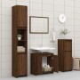 Oak brown plywood bathroom cabinet 60x33x61 cm by vidaXL, Bathroom furniture - Ref: Foro24-826359, Price: 38,36 €, Discount: %