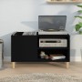 Mueble para discos madera contrachapada negro 84,5x38x48 cm de vidaXL, Almacenamiento para CD y DVD - Ref: Foro24-831942, Pre...