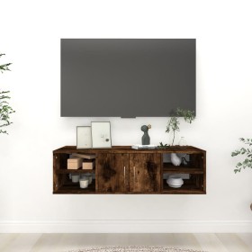 Smoked oak plywood wall shelf 102x30x29cm by vidaXL, Shelves and shelves - Ref: Foro24-826363, Price: 46,99 €, Discount: %