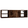 Smoked oak plywood wall shelf 102x30x29cm by vidaXL, Shelves and shelves - Ref: Foro24-826363, Price: 48,92 €, Discount: %