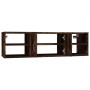 Smoked oak plywood wall shelf 102x30x29cm by vidaXL, Shelves and shelves - Ref: Foro24-826363, Price: 48,92 €, Discount: %