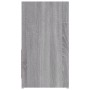 Armario de baño madera contrachapada gris Sonoma 60x33x61 cm de vidaXL, Muebles de baño - Ref: Foro24-826358, Precio: 45,01 €...