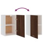 Hängender TV-Schrank aus braunem Eichenholz, 39,5 x 31 x 60 cm von vidaXL, Küchenschränke - Ref: Foro24-826350, Preis: 41,82 ...