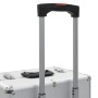 Maletín trolley de maquillaje de aluminio plateado de vidaXL, Neceseres - Ref: Foro24-91821, Precio: 99,27 €, Descuento: %