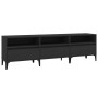 Mueble de TV madera contrachapada negro 150x30x44,5 cm de vidaXL, Muebles TV - Ref: Foro24-831918, Precio: 112,13 €, Descuent...