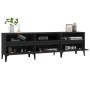 Mueble de TV madera contrachapada negro 150x30x44,5 cm de vidaXL, Muebles TV - Ref: Foro24-831918, Precio: 112,13 €, Descuent...