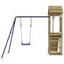 Spielplatz im Freien imprägniertes Kiefernholz von vidaXL, Schaukeln und Spielgeräte - Ref: Foro24-3155815, Preis: 265,27 €, ...