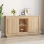 Sonoma oak plywood sideboard 102x35x60 cm by vidaXL, Sideboards - Ref: Foro24-831880, Price: 80,08 €, Discount: %