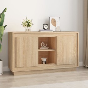 Aparador de madera contrachapada roble Sonoma 102x35x60 cm de vidaXL, Aparadores - Ref: Foro24-831880, Precio: 80,08 €, Descu...