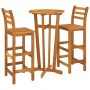 Garden table and high stools 3 pcs solid acacia wood by vidaXL, Garden sets - Ref: Foro24-3154382, Price: 195,09 €, Discount: %