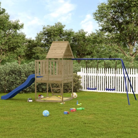 Impregnated pine wood outdoor playground by vidaXL, Swings and play structures - Ref: Foro24-3155941, Price: 490,57 €, Discou...