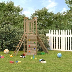 Spielplatz im Freien aus imprägniertem Kiefernholz von vidaXL, Schaukeln und Spielgeräte - Ref: Foro24-3155917, Preis: 200,99...