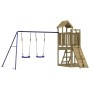 Impregnated pine wood outdoor playground by vidaXL, Swings and play structures - Ref: Foro24-3155839, Price: 428,50 €, Discou...