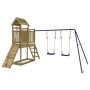 Spielplatz im Freien aus imprägniertem Kiefernholz von vidaXL, Schaukeln und Spielgeräte - Ref: Foro24-3155875, Preis: 335,99...