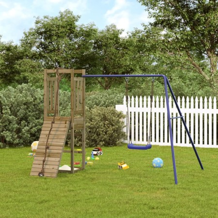 Spielplatz im Freien imprägniertes Kiefernholz von vidaXL, Schaukeln und Spielgeräte - Ref: Foro24-3155950, Preis: 241,79 €, ...