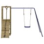 Outdoor playground made of impregnated pine wood by vidaXL, Swings and play structures - Ref: Foro24-3155950, Price: 242,99 €...