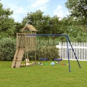 Outdoor playground made of impregnated pine wood by vidaXL, Swings and play structures - Ref: Foro24-3155971, Price: 344,99 €...