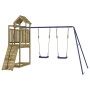 Spielplatz im Freien imprägniertes Kiefernholz von vidaXL, Schaukeln und Spielgeräte - Ref: Foro24-3155971, Preis: 344,99 €, ...