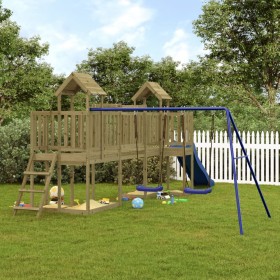 Outdoor playground made of impregnated pine wood by vidaXL, Swings and play structures - Ref: Foro24-3155848, Price: 836,73 €...