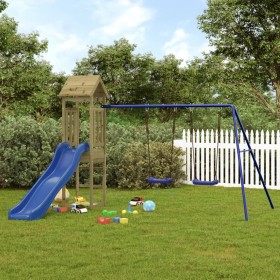 Spielplatz im Freien aus imprägniertem Kiefernholz von vidaXL, Schaukeln und Spielgeräte - Ref: Foro24-3155824, Preis: 287,99...