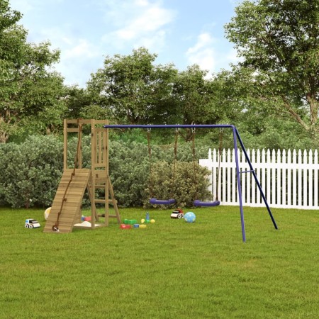 Impregnated pine wood outdoor playground by vidaXL, Swings and play structures - Ref: Foro24-3155923, Price: 293,62 €, Discou...