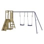 Impregnated pine wood outdoor playground by vidaXL, Swings and play structures - Ref: Foro24-3155923, Price: 293,62 €, Discou...