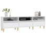 White plywood TV stand 150x30x44.5 cm by vidaXL, TV Furniture - Ref: Foro24-831909, Price: 83,85 €, Discount: %