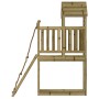 Playhouse with climbing wall made of pine-impregnated wood by vidaXL, Swings and play structures - Ref: Foro24-3155965, Price...