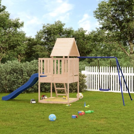 Spielplatz im Freien aus massivem Kiefernholz von vidaXL, Schaukeln und Spielgeräte - Ref: Foro24-3155936, Preis: 440,10 €, R...