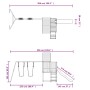 Douglas-Massivholz-Außenspielplatz von vidaXL, Schaukeln und Spielgeräte - Ref: Foro24-3155940, Preis: 470,61 €, Rabatt: %