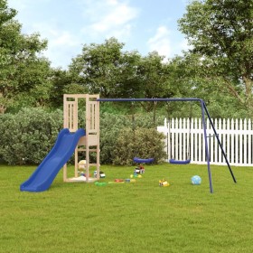 Solid pine wood outdoor playground by vidaXL, Swings and play structures - Ref: Foro24-3155957, Price: 256,37 €, Discount: %