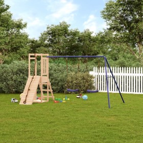 Solid pine wood outdoor playground by vidaXL, Swings and play structures - Ref: Foro24-3155921, Price: 282,50 €, Discount: %