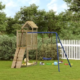 Spielplatz im Freien aus imprägniertem Kiefernholz von vidaXL, Schaukeln und Spielgeräte - Ref: Foro24-3155968, Preis: 330,81...