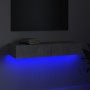 Mueble para TV con luces LED gris hormigón 90x35x15,5 cm de vidaXL, Muebles TV - Ref: Foro24-832876, Precio: 59,52 €, Descuen...