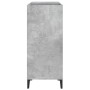 Mueble discos madera contrachapada gris hormigón 84,5x38x89 cm de vidaXL, Almacenamiento para CD y DVD - Ref: Foro24-832001, ...