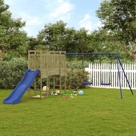 Spielplatz im Freien aus imprägniertem Kiefernholz von vidaXL, Schaukeln und Spielgeräte - Ref: Foro24-3155962, Preis: 450,99...