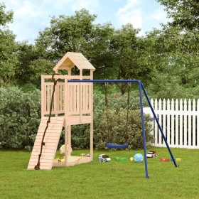 Spielplatz im Freien aus massivem Kiefernholz von vidaXL, Schaukeln und Spielgeräte - Ref: Foro24-3155966, Preis: 302,99 €, R...