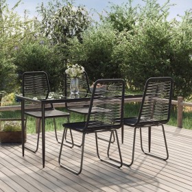 5-teiliges schwarzes Garten-Essset von vidaXL, Gartensets - Ref: Foro24-3156508, Preis: 385,99 €, Rabatt: %