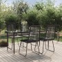 Juego de comedor para jardín 5 piezas negro de vidaXL, Conjuntos de jardín - Ref: Foro24-3156508, Precio: 384,53 €, Descuento: %