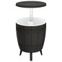 3-in-1 black polypropylene cooler table by vidaXL, Garden tables - Ref: Foro24-364159, Price: 143,99 €, Discount: %