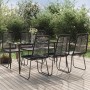 Juego de comedor para jardín 7 piezas negro de vidaXL, Conjuntos de jardín - Ref: Foro24-3156509, Precio: 470,99 €, Descuento: %