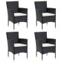 5-piece garden dining set with black cushions by vidaXL, Garden sets - Ref: Foro24-3156600, Price: 402,36 €, Discount: %