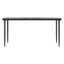 Juego de comedor para jardín 7 piezas ratán PVC negro de vidaXL, Conjuntos de jardín - Ref: Foro24-3156577, Precio: 431,87 €,...