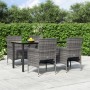 5-piece garden dining set with gray and black cushions by vidaXL, Garden sets - Ref: Foro24-3156604, Price: 462,85 €, Discoun...