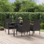 5-piece garden furniture set with black synthetic rattan cushions by vidaXL, Garden sets - Ref: Foro24-3156774, Price: 417,38...